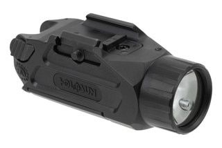 P.ID Plus Positive IDentification Weapon Light with Green Laser from Holosun has a black anodized finish